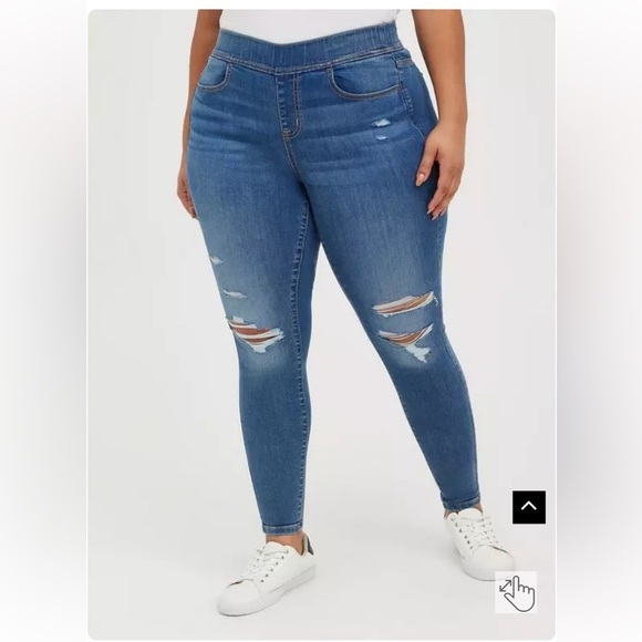 NWT Torrid Lean Jean Skinny Super Soft High-Rise Jeans Plus size 2X 18-20 - Picture 2 of 5
